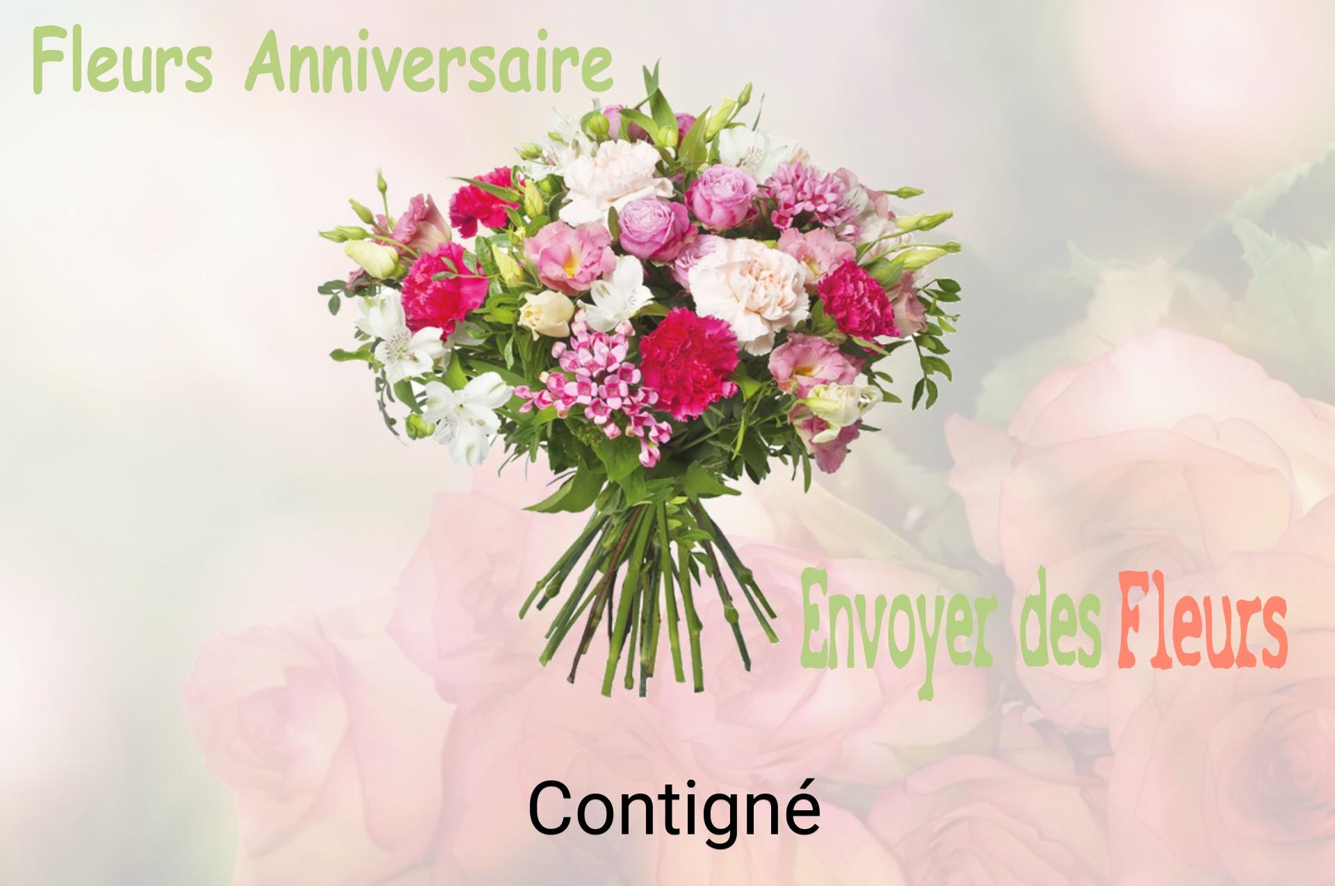 Bouquet de fleurs d’anniversaire livré à Contigné
